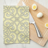 Geometrisches Mustergitter Geschirrtuch (Viertel Falte)