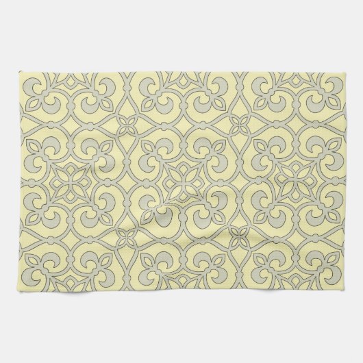 Geometrisches Mustergitter Geschirrtuch (Horizontal)