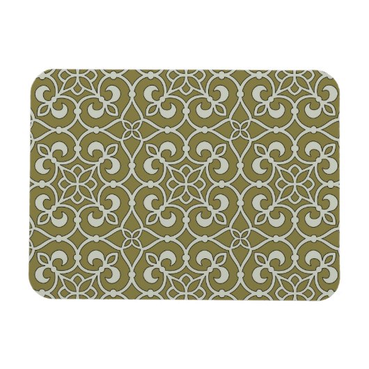 Geometrisches Mustergitter Magnet (Horizontal)