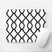 Geometrisches Mustergitter Mousepad (Mit Mouse)