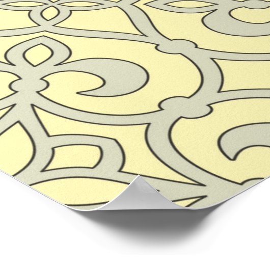 Geometrisches Mustergitter Poster (Ecke)