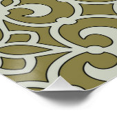 Geometrisches Mustergitter Poster (Ecke)