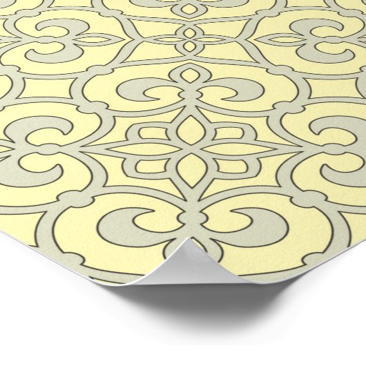 Geometrisches Mustergitter Poster (Ecke)