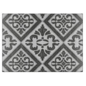 Geometrisches Mustergitter Schneidebrett (Vorderseite)