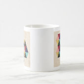Geometrisches Musterspiel III Kaffeetasse (Mittel)