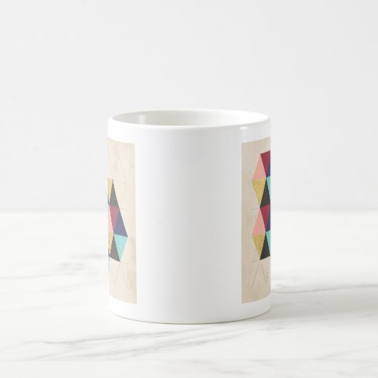 Geometrisches Musterspiel III Kaffeetasse (Mittel)