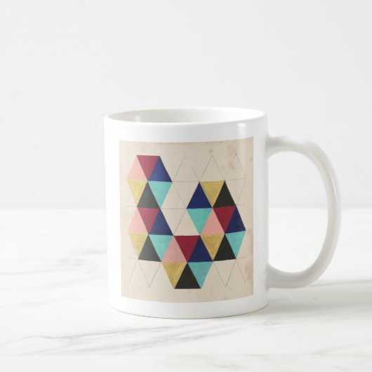 Geometrisches Musterspiel III Kaffeetasse (Rechts)