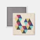 Geometrisches Musterspiel III Magnet (Vorderseite/Rückseite)