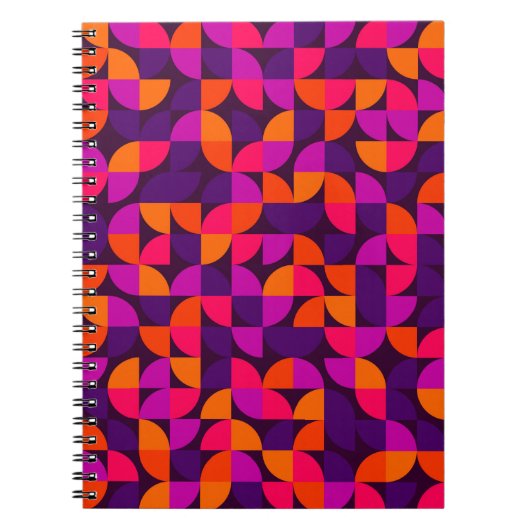 Geometrisches nahtloses Muster. Abstrakter Vintage Notizblock (Vorderseite)