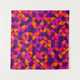 Geometrisches nahtloses Muster. Abstrakter Vintage Wandteppich