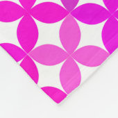 Geometrisches, nahtloses Muster Fleecedecke (Ecke)