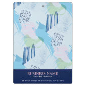 Geometrisches Nahtloses Muster Klemmbrett (Rückseite)