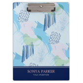 Geometrisches Nahtloses Muster Klemmbrett (Vorderseite)