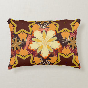 Geometrisches, nahtloses Muster mit Hexagon  Dekokissen