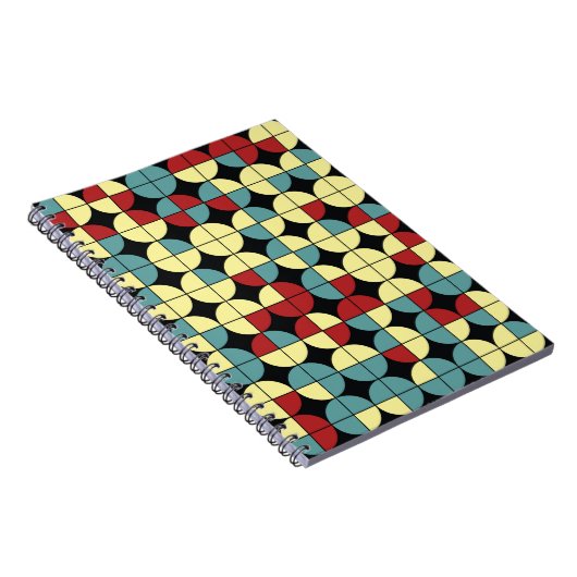 Geometrisches nahtloses Muster, modernes Design. Notizblock (Rechte Seite)