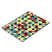 Geometrisches nahtloses Muster, modernes Design. Notizblock (Linke Seite)