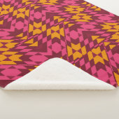 Geometrisches nahtloses Muster Sherpadecke (3/4)