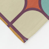 Geometrisches nahtloses Muster, Vintager Stil. Fleecedecke (Ecke)