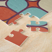 Geometrisches nahtloses Muster, Vintager Stil. Puzzle (Seite)
