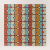 Geometrisches nahtloses Muster, Vintager Stil. Puzzle (Horizontal)