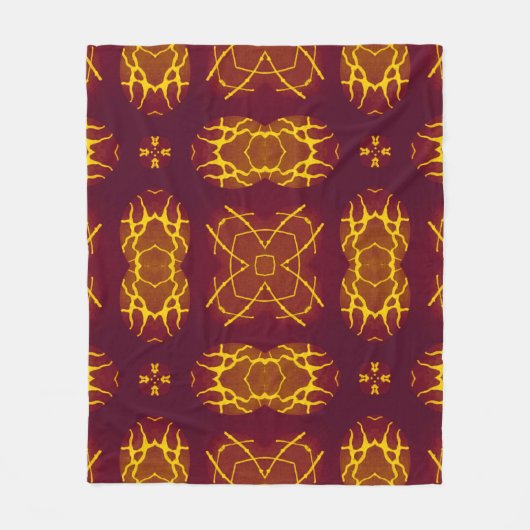 Geometrisches Nahtloses Retro-Design. geometrisch Fleecedecke (Vorderseite)
