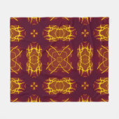 Geometrisches Nahtloses Retro-Design. geometrisch Fleecedecke (Vorderseite (Horizontal))