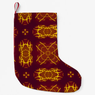 Geometrisches Nahtloses Retro-Design. geometrisch Kleiner Weihnachtsstrumpf