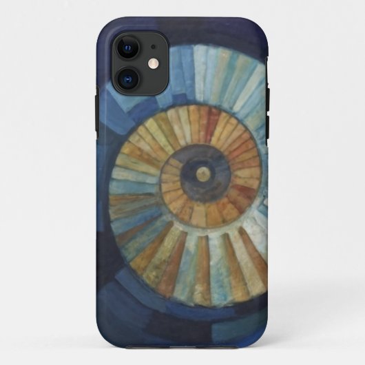 Geometrisches Nautilus-Design Case-Mate iPhone Hülle (Rückseite)