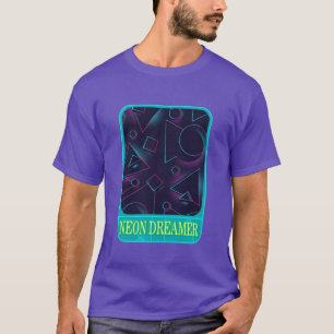 Geometrisches Neon-Traumgeschenk für lustige Mathe T-Shirt
