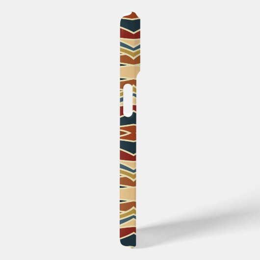 Geometrisches opak gestanztes Glasdesign Case-Mate iPhone Hülle (Rückseite / Rechts)