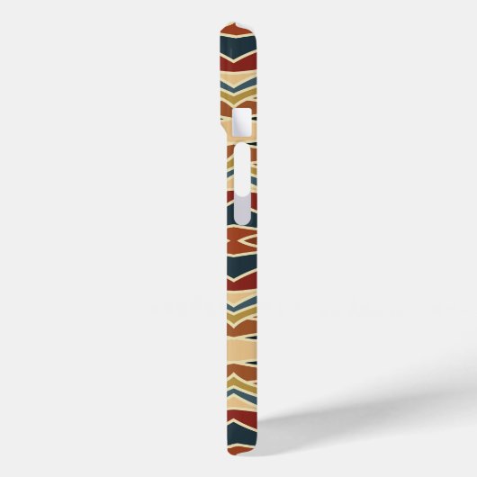 Geometrisches opak gestanztes Glasdesign Case-Mate iPhone Hülle (Rückseite / Links)