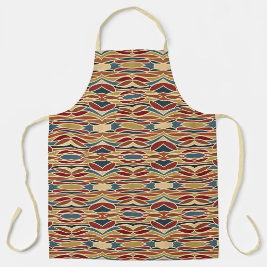 Geometrisches opak gestanztes Glasdesign Schürze (Vorderseite)