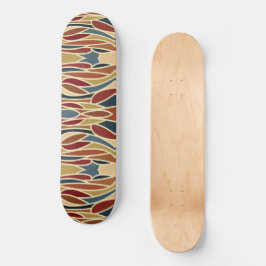 Geometrisches opak gestanztes Glasdesign Skateboard