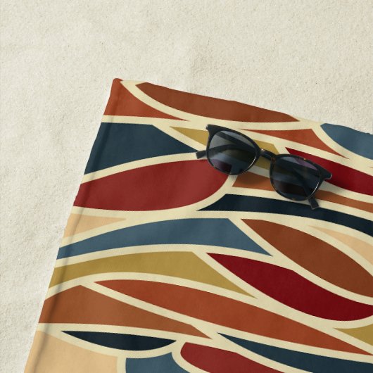 Geometrisches opak gestanztes Glasdesign Strandtuch (Beispiel)