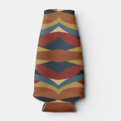 Geometrisches, optisches, gestanztes Glas Abstrakt Flaschenkühler (Vorderseite)