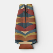 Geometrisches, optisches, gestanztes Glas Abstrakt Flaschenkühler (Rückseite)