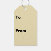 Geometrisches, optisches, gestanztes Glas Abstrakt Geschenkanhänger (Rückseite)