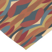 Geometrisches, optisches, gestanztes Glas Abstrakt Kurzer Tischläufer (Ecke)