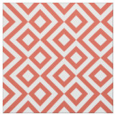 Geometrisches orange und weißes stoff (Muster)