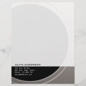 Geometrisches Original, beliebig anpassbarer Text Briefkopf (Vorderseite)