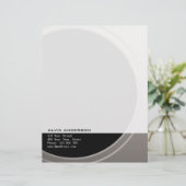 Geometrisches Original, beliebig anpassbarer Text Briefkopf (Stehend Vorderseite)