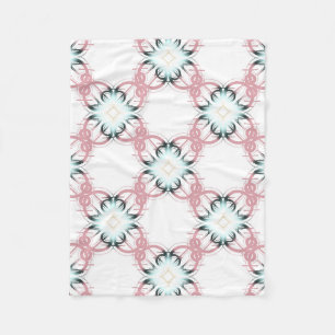 Geometrisches Ornament. Fleecedecke