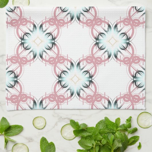 Geometrisches Ornament. Geschirrtuch (Gefaltet)