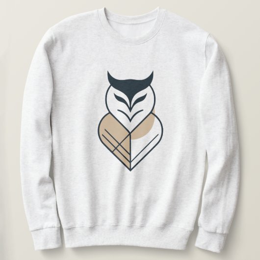 Geometrisches OWL-Logo Sweatshirt (Design vorne)