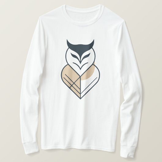 Geometrisches OWL-Logo T-Shirt (Design vorne)