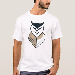 Geometrisches OWL-Logo T-Shirt