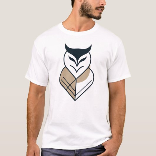Geometrisches OWL-Logo T-Shirt (Vorderseite)