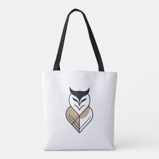 Geometrisches OWL-Logo Tasche (Rückseite)