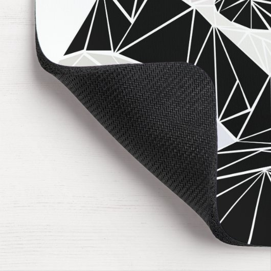 Geometrisches Panda Mousepad (Ecke)