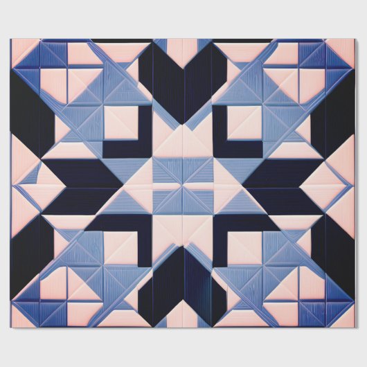 Geometrisches Papier für Elegance Geschenkpapier (Flach)
